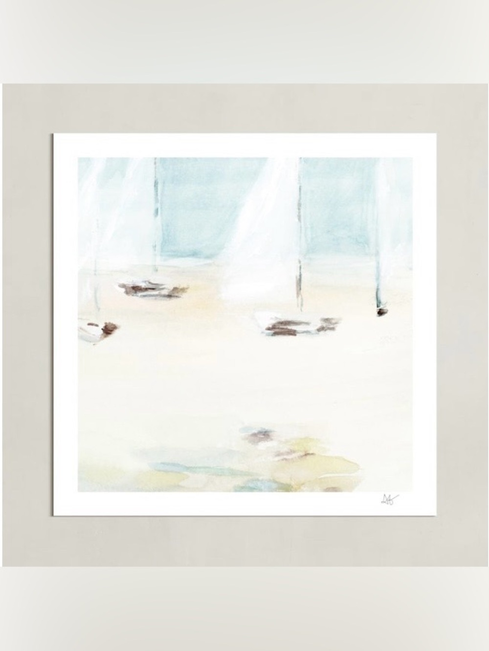Minted “Ahoy” Abstract Wall Art Print